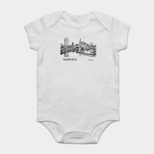 Nashville Tennessee Baby Bodysuit